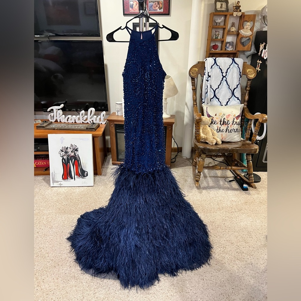 COPY - Sherri Hill Navy formal dress